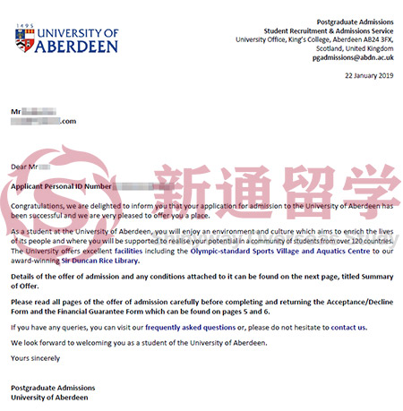 阿伯丁大學(xué)金融與投資學(xué)錄取
